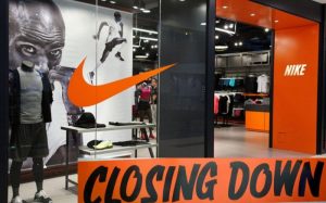 Nike, Nike India, Footwear, Sports Gear, Nike shuts down store in India, Nike fires employees in India, sneakers, Nike Franchise, Nike Clearance store, Nike Factory Outlet, Nike India Closing down, India's Economic Slowdown, Indian Recession, Indian Economic Crisis, Slowdown in India, GDP Growth in India, Gdp Decline in India